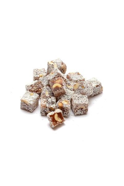 Qavruq quality nuts 500 جرام حلقوم تركي محمص مزدوج مع جوز الهند