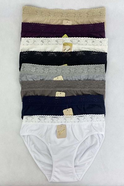 Belinay 04 Lace Waist Panties Ecru M