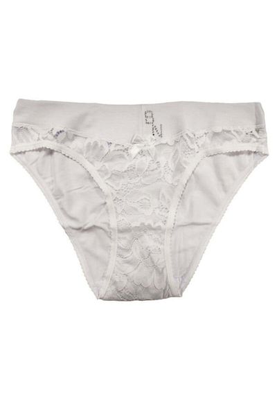 Belinay 2003 Lace Front Women's Panties White L