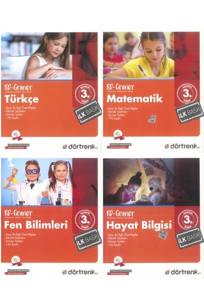 Dörtrenk Yayıncılık 3. Sınıf Rd-grimer Öğrenci Seti