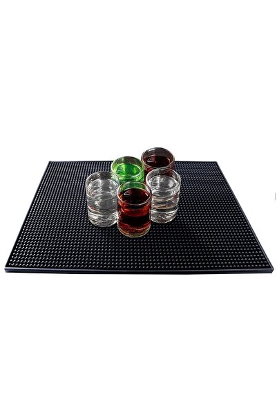 St Morritz Plastik 30x45 Cm. Mat Siyah Renk Büyük Bar Lastiği Cin379