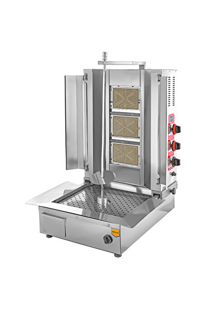 Remta Tüplü Döner Ocağı Makinası 3 Radyanlı Alttan Motorlu