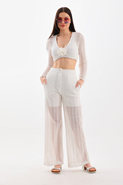 Shine Fine Pants Blouse Set