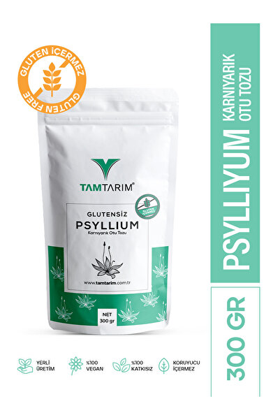 Tam Tarım Glutensiz Psyllium (KARNIYARIK OTU TOZU) 300 gr