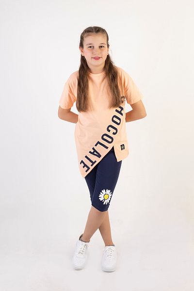 Harika KIDS Σετ με εμπριμέ Κάπρι 10-13 ετών για κορίτσια