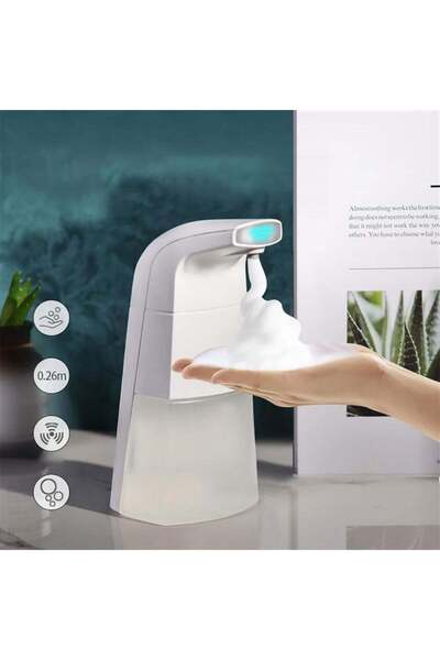 Sia SENSORLU USB KABLOLU SIVI SABUNLUK KOPUK VERİCİ 21X5X10CM 300ML BANYO SETİ