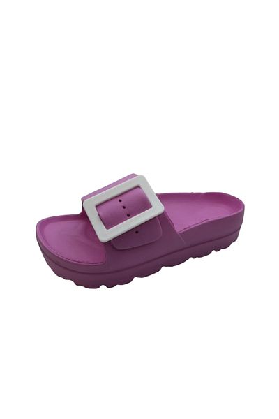 GEZER Pink Buckle Ultra Light Women's Slippers - Gzrr698-00