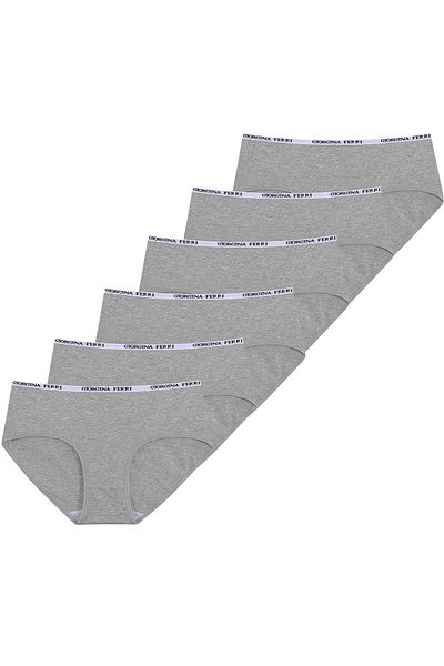GIORGINA FERRI Lycra Box of 6 Premium Daily Use Bato Panties Amelia G-008 G