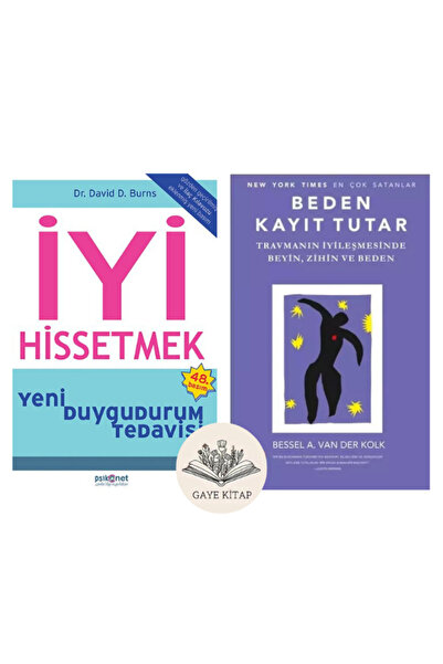 Psikonet Yayınları Beden Kayıt Tutar ve İyi Hissetmek 2 Kitap Set Dr. David Burns
