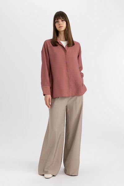 DeFacto Relax Fit Langarmhemd Tunika B9833AX24SM
