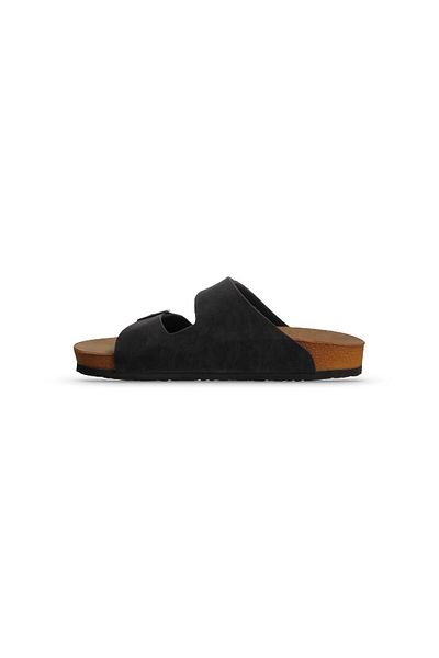 M.P. MP Double Band Men's BLACK Casual Slippers