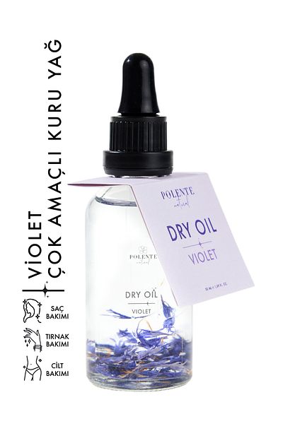 Polente Natural Purple Piyale Dead 50 ml - Multi-Purpose Dry Oil