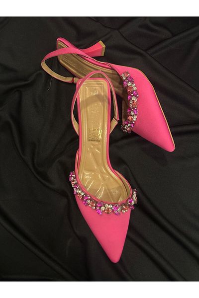 MİSS PARK MODA High Heels with Stones on the Front