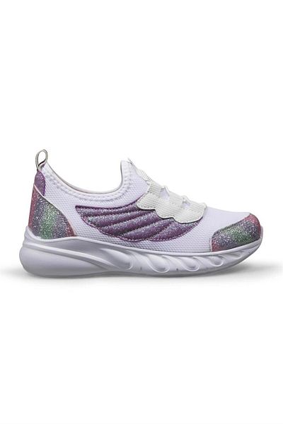 MP ONE White and Purple Color Bag for Child