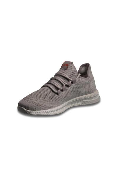 M.P. Mp Knitstride Comfort Erkek Bağcıklı Gri Sneaker