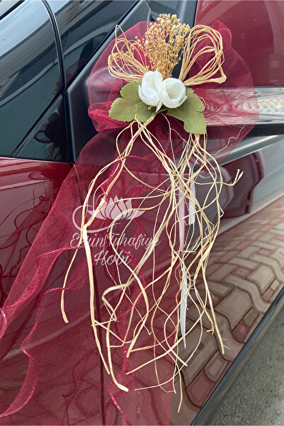 ecrin tuhafiye hobi 10 Adet Düğün Arabası Süsü Gelin Arabası Konvoy Süsü & Bohça Süsü