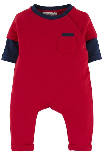 İdilbaby&Mamino IDILBABY&MAMINO baby boy red romper