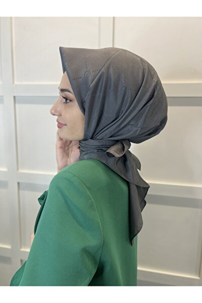 PİRAMİT Κασκόλ Jacquard Monogram, Μονόγραμμα Πυραμίδας, Κασκόλ με σχέδιο καπνιστό 01009