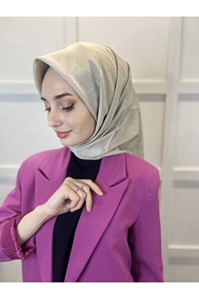 PİRAMİT Κασκόλ Μονόγραμμα Ζακάρ, Μονόγραμμα Πυραμίδας, Κασκόλ με σχέδια από πέτρα 01009