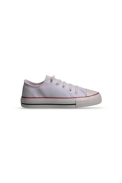MP ONE Adidași albi cu șireturi elastice Ecoflex Kids