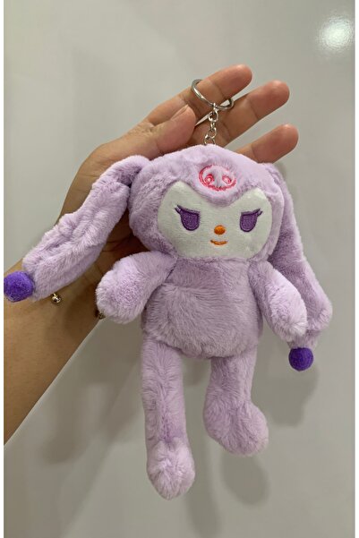 Meyra Accessories 1 adet sevimli kuromi cinnamaroll mymelody sanrio ayarlanabilir peluş anahatarlık oyuncak kawaii