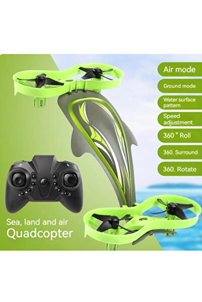 LRS STORE Yeni Nesil Drone Havada Karada Suda Gidebilen Süper All Terrian Drone Kumandalı