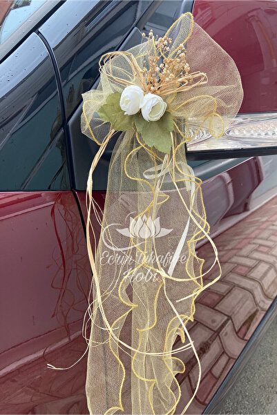 ecrin tuhafiye hobi 10 Adet Düğün Arabası Süsü Gelin Arabası Konvoy Süsü & Bohça Süsü