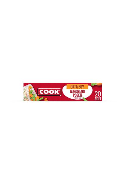 COOK Refrigerator Bag, Medium Size, 20 Pieces