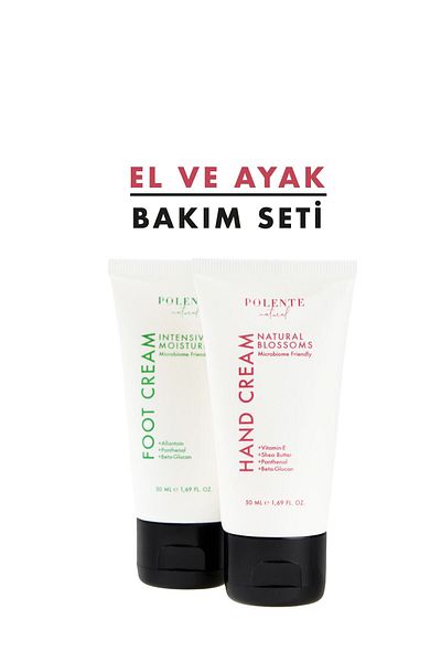 Polente Natural Set of 2 for Hand and Foot Care
