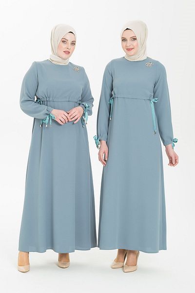 Beyza Αθλητικό φόρεμα Asude Mint Hijab - Pencil 5246