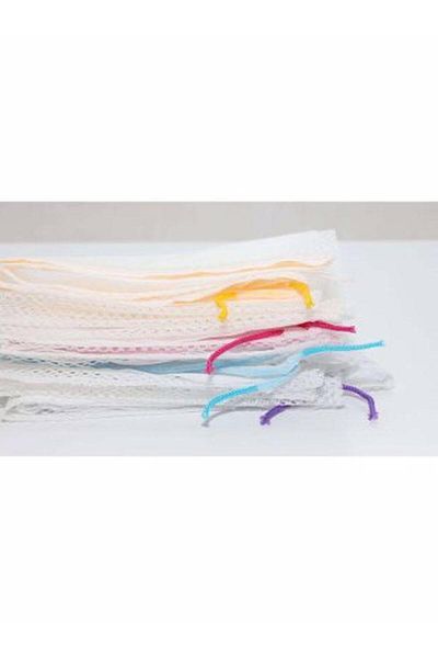 İNKOHA Colorful Drawstring 4-Piece Laundry Net 40X60 cm – Washable Protection Net for Delicate Laundry
