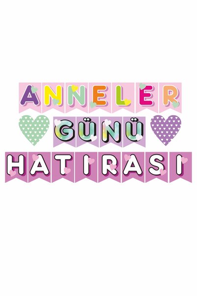 cicigünler Banner cu steagul de Ziua Mamei