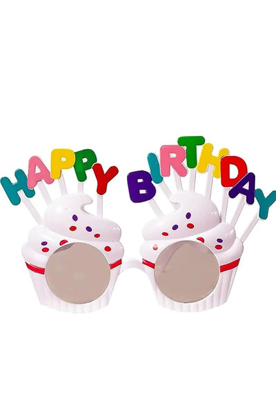 party mix Happy Birthday Yazılı Gözlük Parti Gözlüğü Doğum Günü Gözlük