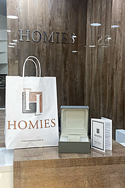 Homies ERKEK KOL SAATİ  ÇELİK KORDON TAKVİMLİ BİLEKLİK HEDİYELİ