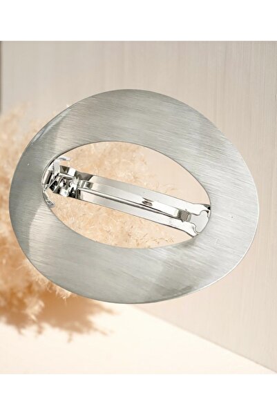 QUEENVİP Μεταλλικό αυτόματο κλιπ μαλλιών - Σχήμα Ελλείψης