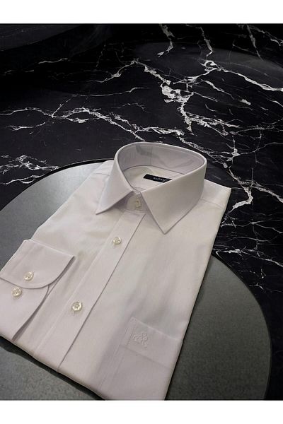 Sarar Cămașă albă Elvio Regular Fit (MULTURA CLASICĂ) 100% bumbac