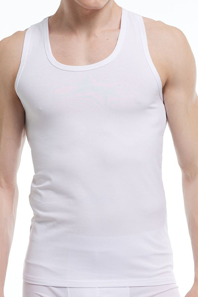 BSM Men's Black-White 2-Piece Soft Modal Sports Athlete Set