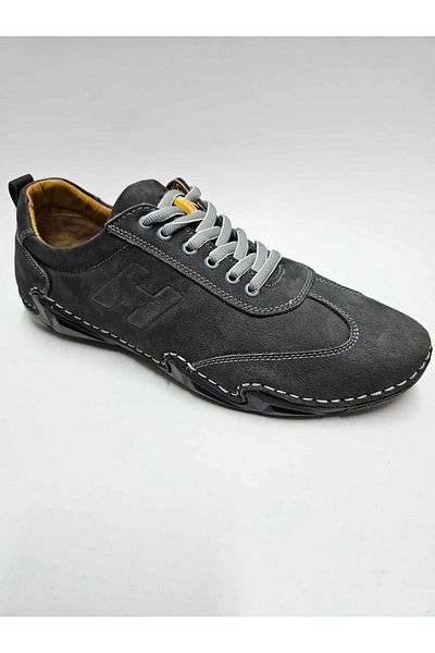 Luis Figo Men's Summer Leather Lace-Up Genuine Shoes