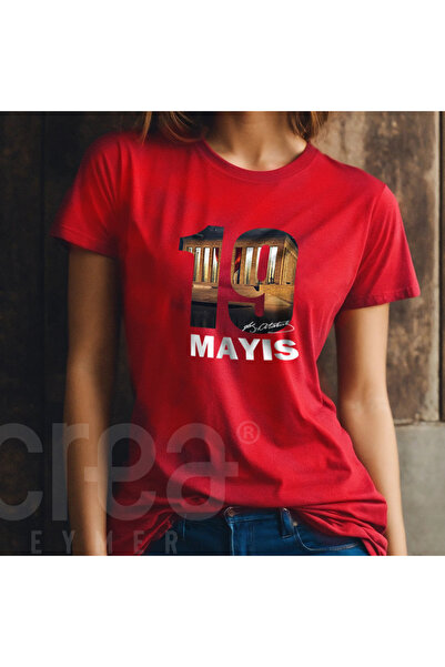 Crea Eymer Wear 19. maj Specijalni dizajn Ataturk Anıtkabir Štampano Crvena m...