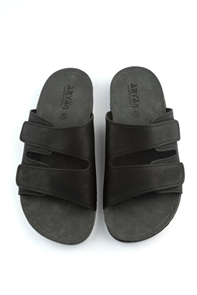 POLOMİA Polomia Diablo Esnek Cırtlı Comfort Rahat Erkek Günlük Terlik