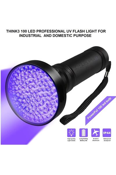 RICHIE 100 Led li Ultraviyole Mor Işık Oje Kurutucu Para Tuvalet Hayvan vb. K...