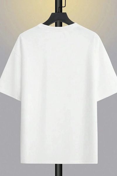 Massgai Μπλουζάκι Unisex Design Casablanca με στάμπα Oversize κοντό μανίκι 100% βαμβάκι