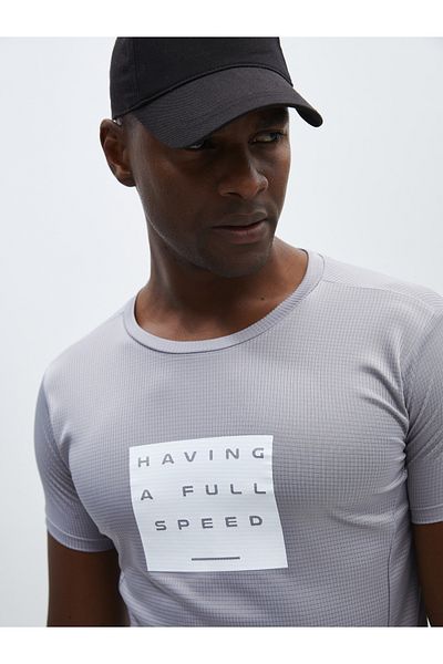 LC Waikiki Men's Sports T-Shirt - Crew Neck, Short Sleeve