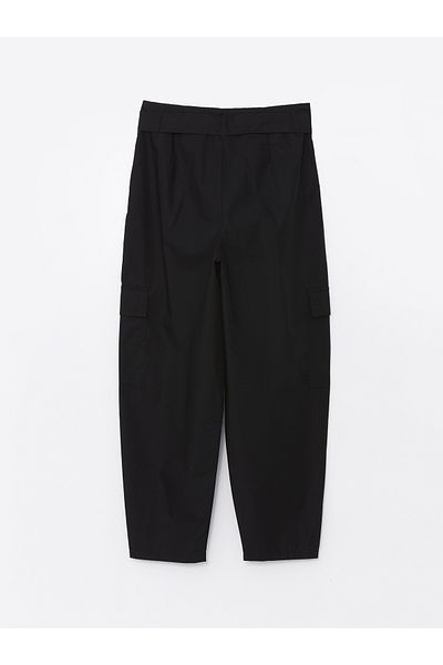 LC Waikiki Pantaloni cargo pentru femei, cu talie confortabilă, cu centură în talie