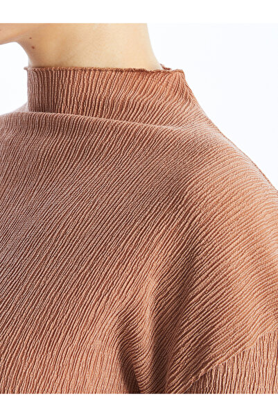 LC Waikiki Stand Collar Long Sleeve Women's Tunic