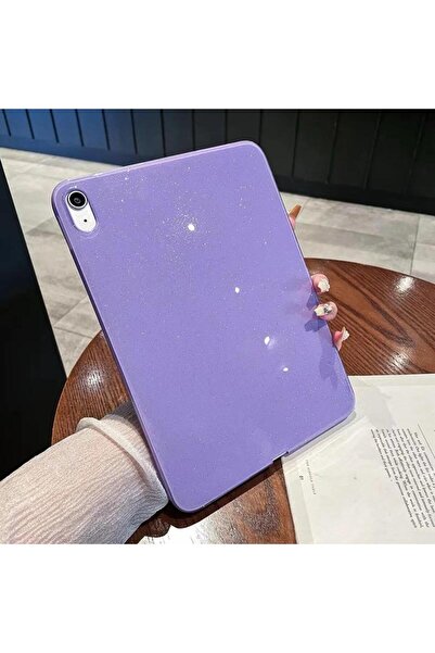 Rivor Apple iPad Air 10.9 2022 (5. Nesil) Uyumlu Tablet Kılıf Simli Işıltılı ...