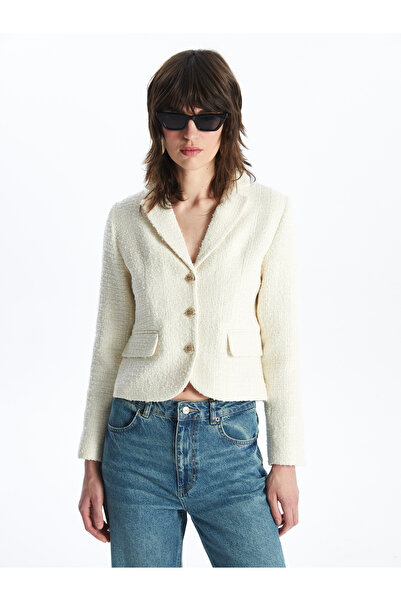 LC Waikiki Rovná dámská bunda s dlouhým rukávem