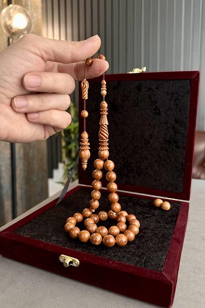 dergah tesbih Üstad F.Mehmet Rock Special Carved Imame Kuka Prayer Beads