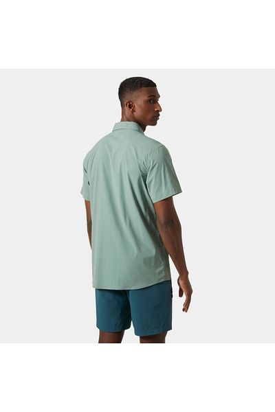 Helly Hansen Tofino Solen Short Sleeve Shirt Men's Short Sleeve Shirt 63204-489 Green