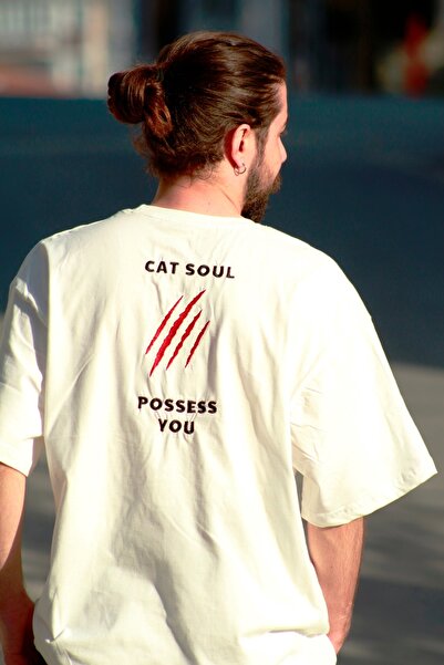 Lucky Line Unisex 100% pamuk lu Vezena Oversize kroj majica sa natpisom